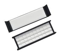 ZYHARUKO Travel-Friendly 2-Tier Storage Box with PU Leather Interior for Display & Collectibles Organizing Wedding Anniversary Crystal Display