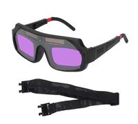 ZYHARUKO Welding Glasses Solar Welding Goggles Auto Darken Welder Glasses Replacement Work Environment Accessories Adjustable Straps