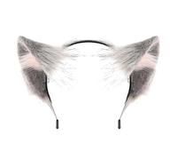 ZYHARUKO Wolf Ears Headband For Halloween Cosplay Anime Conventions Comfortable Hairpiece Fashion Headpiece Secure Design Multi Purpose Wolf Ear Headpiece Anime