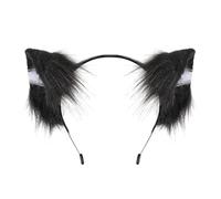 ZYHARUKO Wolf Ears Headband For Halloween Cosplay Anime Conventions Comfortable Hairpiece Fashion Headpiece Secure Design Multi Purpose Wolf Ear Headpiece Anime