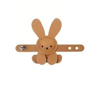 ZYHARUKO Women's Leather Purse Charm Rabbits Bag Charm Bunnies Keychain Bags Charms For Bag Handbag Backpack Accessories Gift Leather Charms For Car Keys