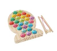 ZYHARUKO Wooden Letter Fishing Toy For Toddler To Learn Spelling While Developing Fine Motor Abilities Puzzle Toy For Preschoolers