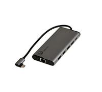 ZYHB01,Type C/M to HDMI+USB3.0*3+ RJ45+PD Adapter: Docking Station USB to HDMI Adapter, USB C to PD Adapter, SM768 chip Supports HDMI Mirror ad Split Screen Operation Mode