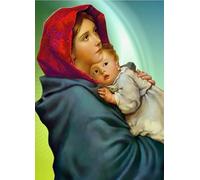 ZYHDK 1000 Pieces Art Jigsaw ,Irregularity Puzzle ,Jesus The Madonna Marys Oil Painting ,Adult'S Personalised Toys ,Elderly Memory Cognition Games Gifts Xd362Yk