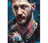 ZYHDK 1000 Pieces ，Jigsaw Art Picture ， Irregular Puzzle ，Actor Tom Hardys Posters ，Family'S Educational Toys ，Memory Cognition Games Xd274Yk