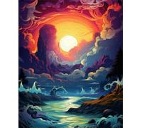 ZYHDK 1000 Pieces Puzzles - Colorful Art Jigsaw - Abstract Landscapes Posters - Memory Games For Adults - Family Educational Toys - Jz271Ap