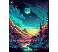 ZYHDK 1000 Pieces Puzzles - Colorful Art Jigsaw - Abstract Landscapes Posters - Memory Games For Adults - Family Educational Toys - Jz268Ap