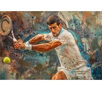 ZYHDK 1001 Pieces ,Colorful Puzzles ,Poster ,Gifts ,Tennis Player Art Pictures ,Family Fun Difficult Challenge Toys - Kz190Dw