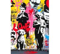 ZYHDK 1500 Pieces ，Colorful Fun Puzzle ，Pictures ，Gifts ，Einsteins Art Graffiti ，Family Stress Reduction Games ，Home Decoration,Rh440Mo