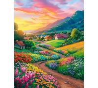 ZYHDK 1500 Pieces ，Colorful Puzzle ，Pictures ，Gifts ，Countrysides Scenery ，Family Stress Reduction Games ，Wall Art Decoration - Kz146Dw