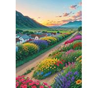 ZYHDK 1500 Pieces ，Colorful Puzzle ，Pictures ，Gifts ，Countrysides Scenery ，Family Stress Reduction Games ，Wall Art Decoration - Kz143Dw