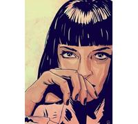 ZYHDK - 1500 Pieces Colorful Puzzles ,Classic Film Pulps Films Fictions Uma Thurman Art Poster ,Family Stress Reduction Games ,Adults 1500 Pieces Colorful Puzzles - Hd176Zt