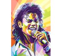 ZYHDK 1500 Pieces ，Colorful Puzzles ，Pictures ，Gifts ，Singers Jacksonss Art Poster ，Elderly Memory Cognition Games ，Adult Personalised Challenge Toys,Rh179Mo