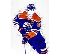 ZYHDK 1500 Pieces ，Irregular Puzzle ，Gifts ，Poster ，Ice Hockey Player McDavids Art Pictures ，Family Fun Difficult Challenge Toys - Yz248Wk