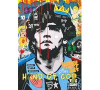 ZYHDK 1500 Pieces - Pictures - Gifts - Colorful Jigsaw - Football Player Maradonas Art Poster - Adult Family Stress Relief Puzzle Toys,Xz204Wp