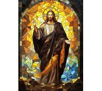 ZYHDK 1500 Pieces - Pictures - Gifts - Colorful Jigsaw - Jesus Art Poster - Elderly Memory Cognition Games - Adult Decompression Toy - Zy62Zk