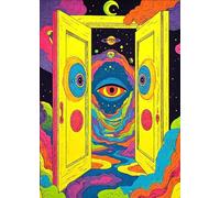 ZYHDK 1500 Pieces - Poster - Difficult Jigsaw - Gifts - Eye Psychedelic Art Painting - Adult Personalised Challenge Toys - Home Decoration - Zy125Zk
