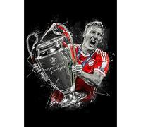 ZYHDK 1500 Pieces - Poster - Difficult Jigsaw - Gifts - German Football Player 31 - Family Fun Challenge Toys - Memory Cognition Game - Jw214Zk