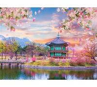 ZYHDK 1500 Pieces - Poster - Difficult Jigsaw - Gifts - Japanese Style Gardens Art Picture - Adult Personalised Challenge Toys - Home Decoration - Kz19Dw