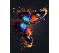 ZYHDK 1500 Pieces Puzzles ,Irregular Jigsaw ,Colorful Butterflys Posters ,Family Challenge Toys ,Adult Stress Relief Game Art Picture,Dh280Sz