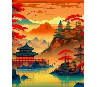 ZYHDK 2000 Pieces - Colourful Art Jigsaws - Imperials Palaces Landscape Painting - Memory Games For Adults - Family Fun Toys - Wall Decor - Hz127Zt