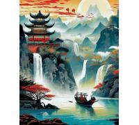 ZYHDK 2000 Pieces - Colourful Art Jigsaws - Imperials Palaces Landscape Painting - Memory Games For Adults - Family Fun Toys - Wall Decor - Hz130Zt