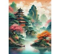 ZYHDK 2000 Pieces - Colourful Art Jigsaws - Imperials Palaces Landscape Painting - Memory Games For Adults - Family Fun Toys - Wall Decor - Hz132Zt
