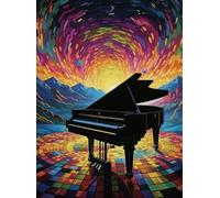 ZYHDK Colorful Piano Posters ，1000 Pieces ，Jigsaw Art Picture ，Abstract ，Family'S Educational Toys ，Elderly Memory Cognition Games Xd82Yk