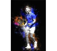 ZYHDK Colourful ， Irregular Puzzle ，1500 Pieces ，Tennis Player Poster ，Adult Personalised Challenge Toys ，Family Fun Challenge Toys - Kz376Dw