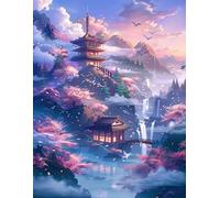 ZYHDK Jigsaw 1500 Pieces ，Irregular Puzzles ，Flower Landscapes Painting ，For Adult'S Educational Toys ，Elderly Memory Game Gifts,Dh371Sz