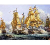 ZYHDK Jigsaw 2003 Pieces , Difficult Art Puzzles ,Retro Ship Oil Painting ,Elderly Fun Memory Cognition Games ,Stress Relief Toys For Family Xd416Yk