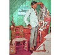 ZYHDK Puzzle 1500 Pieces ，Irregular Puzzle ，Poster ，Gifts ，Normans Rockwells Artwork ，Elderly Memory Cognition Games ，Adult Decompression Toy - Xw15Zk