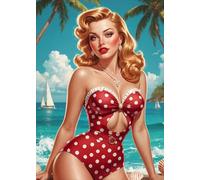 ZYHDK Puzzle 1500 Pieces - Pictures - Gifts - Colorful Jigsaw - Beach Beautys Art Poster - Adult Personalised Challenge Toys - Home Decoration - Zy101Zk