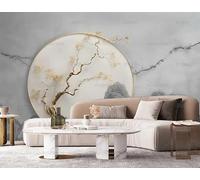ZYHFDC Photo Wallpaper Ink Landscape with Pine Tree Non-Woven Art Print Wall Mural Decoration Poster Picture Design Modern 150CM(W)*105CM(H)