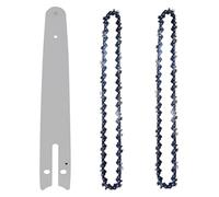 Zyhhlxh 1/2/4pcs 8Inch Mini Chainsaw 1/4" Pitch Blade .043" Gauge Chain Guide for Wood Cutting 48 Drive Links Replacement Part wqt.