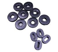 Zyhhlxh 1 Set Motorcycle Plastic Side Cover Rubber Seal Motorbike Grommet Pads Compatible With GN125 GS125 EN125 GN250 GN400 GS550 GT750 RV90 opl.