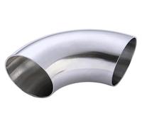 Zyhhlxh 51mm 2" O/D 304 Stainless Steel Weld 90 Degree Elbow Pipe Fitting for Homebrew dka.