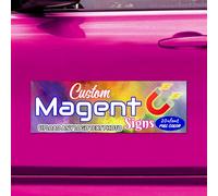 ZYHJJ Personalized Vehicle Magnetic Signs - Custom Full Color Magnetic Car Signs - Personalized Automotive Magnet Decals for Cars Trucks Vehicles Business Cars - Flexible & Lays Flat