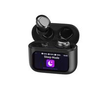 ZYHKON Wireless Earbuds Bluetooth 5.4 Sleep Headphones with Touchscreen, Bluetooth Ear buds with Mic, 5 EQ Modes Bluetooth Earphones, Black