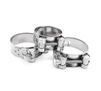 ZYHNYTAO 1Pcs 304 Stainless Steel Throat Hoop Clamp Strong Clamp Thickened Hoop Widened Pipe Clamp Water Pipe Fastener