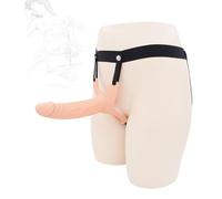ZYHNYTAO Hollow Penis Sleeve Enlarger Strapon Strap-On Strap-On Dildo Penis Adjustable Strap-On Enlarger Masturbator Sex Toy for Men Women