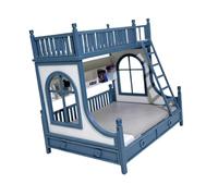 ZYIHNIRB 1:12 Miniature Bunk Bed with Ladder for A DIY Micro Bedroom