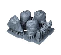 ZYIHNIRB 1:35 Scale Model of A Trash Can - Unique And Collection - Miniature Trash Can Model