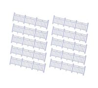 ZYIHNIRB 10 Pieces Mini Fence Model Train Railroad Fence Model Building Railing Mesh Barrier DIY Crafting Model Figure Layout Suitable for Diorama Hobby Home D, Style A