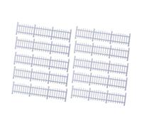 ZYIHNIRB 10 Pieces Mini Fence Model Train Railroad Fence Model Building Railing Mesh Barrier DIY Crafting Model Figure Layout Suitable for Diorama Hobby Home D, Style F