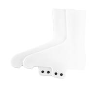 ZYIHNIRB 2-Pack of Shoe Covers, Overshoes, Versatile, Outdoor, Women's, Men's, Easy to Put on, Cleat Covers, White L