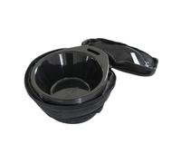 ZYIHNIRB 4-piece Camping Bowl Set with Handles, Stackable And with Storage Bag Made of Oxford, Versatile Kitchenware, Suitable for, Black