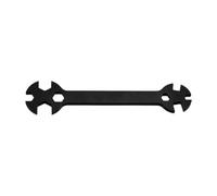 ZYIHNIRB Adjustable Aluminum Open-End Wrench, Multifunctional And Lightweight Tool, And Ideal for Workshop, Model Making And General Use, Black