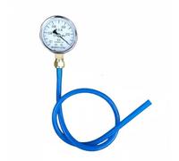 ZYIHNIRB Auto Pressure Gauge Universal Vehicle Tool Exhaust Back Pressure Meter Vacuum Indicator Supports Car Testing Suitable for Mechanics Automotive Workshops, Simple Vacuum Pressure Gauge