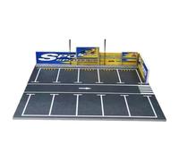 ZYIHNIRB Car Parking Lot Model Kit, Mini Parking Station Set, DIY Architecture, PVC, Acrylic, PP, Suitable for Hobby, Collection, Photography, Exhibition, Style B